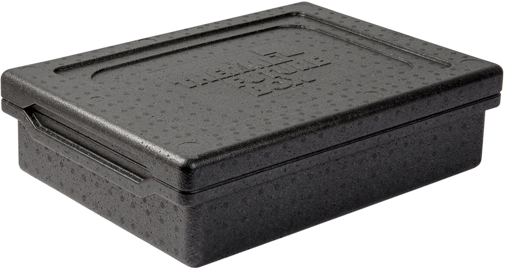 (8 stuks) THERMO FUTURE BOX Thermobox TAKE AWAY - 10 liter - Zwart zwart