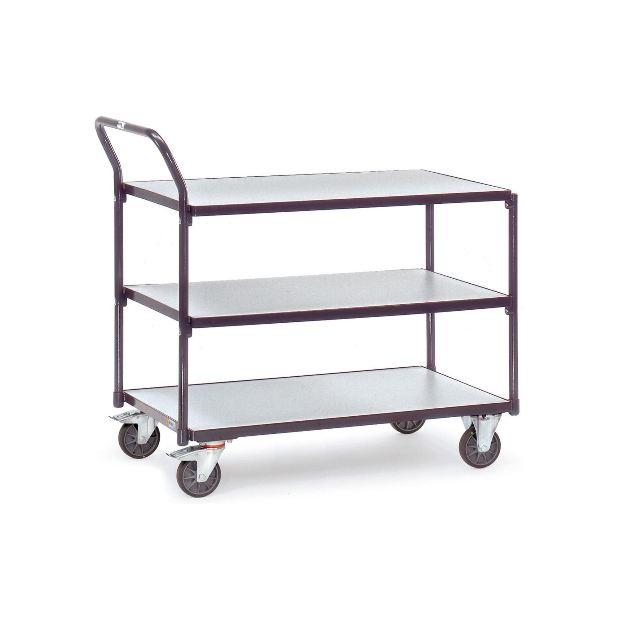 fetra ESD-Tischwagen 1850 - Tragkraft 300kg TPE-ESD-Reifen)