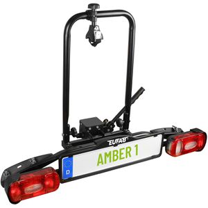 EUFAB Fahrradträger Amber 1, für Anhängerkupplung, 1 Fahrrad / 1 E-Bike, abschließbar