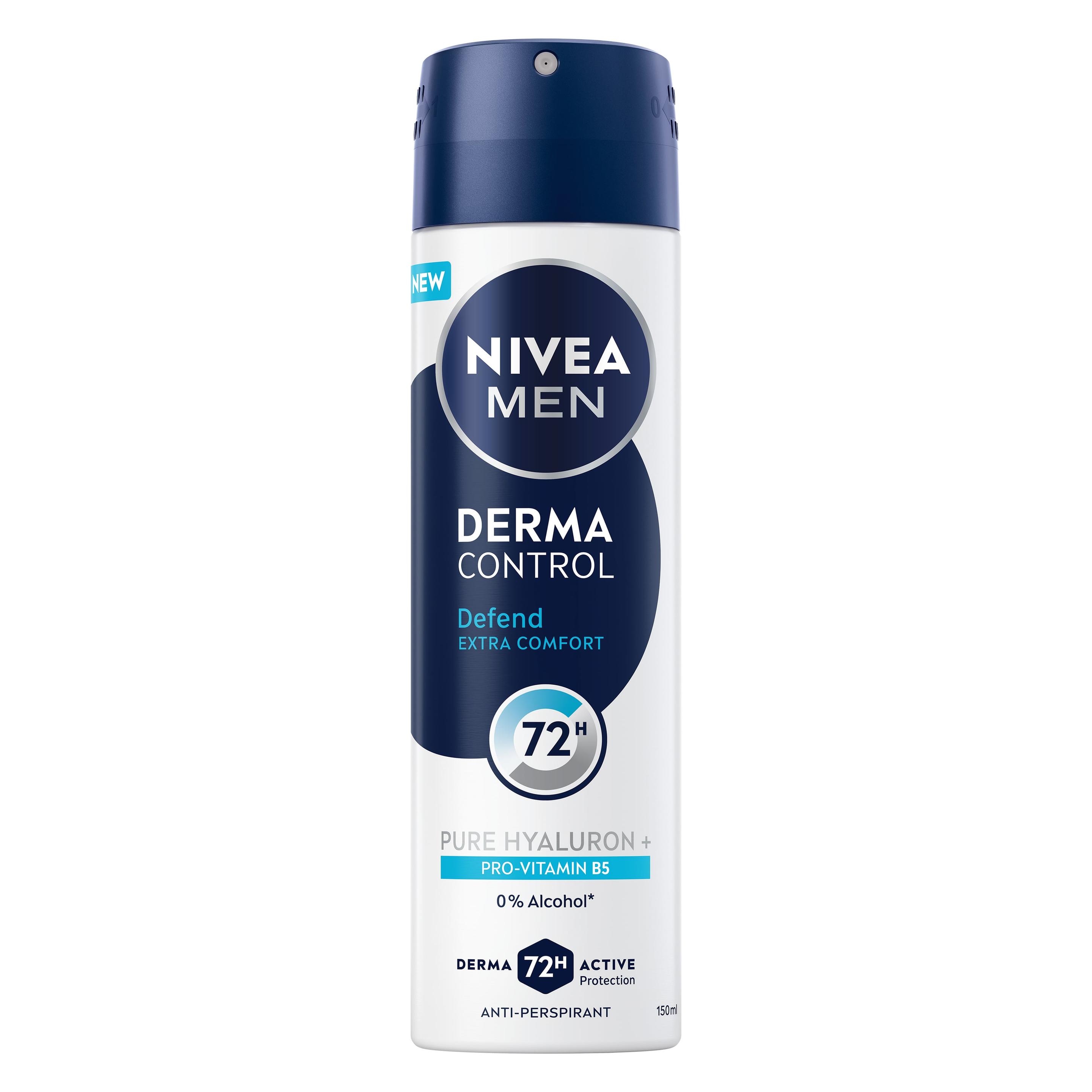 Nivea Men Derma Control Defend Antiperspirant Spray 150ml (Spray, 150 ml) (5900017099873)
