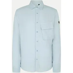 Scale Leinenhemd Blau M