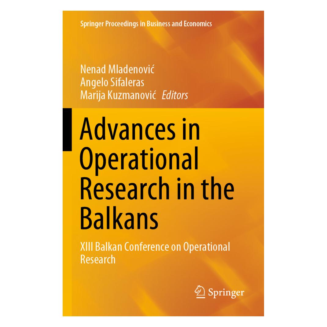 Springer Advances in Operational Research in the Balkans (Englisch, Softcover, Angelo Sifaleras, Marija Kuzmanović, Nenad Mladenović) (56155919)