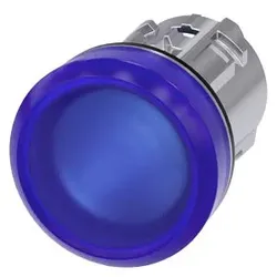 Siemens Dig Industr. Leuchtmelder blau, Linse, glatt 3SU1051-6AA50-0AA0