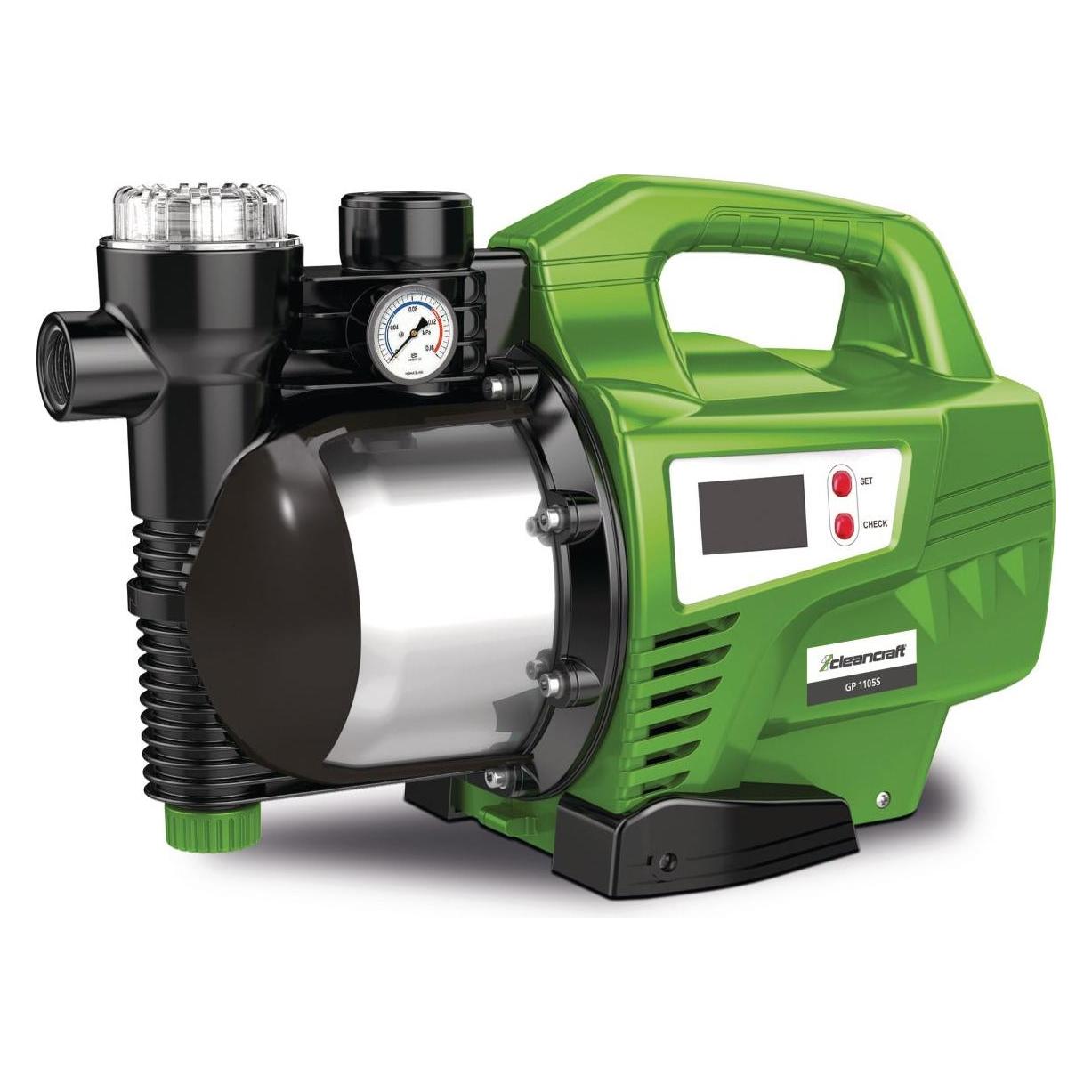 Cleancraft Wasserpumpe GP 1105S Für die Hauswasserversorgung oder zur Bewässerung im Garten (Gartenpumpe, Hauswasserpumpe) (7521200)