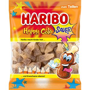 Haribo Fruchtgummis Happy Cola Sauer, 175 g