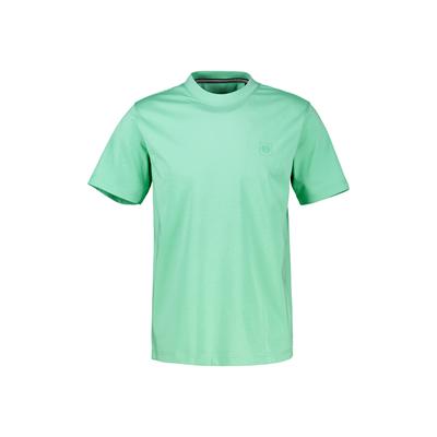 T-Shirt LERROS "T-Shirt in Cool & Dry Qualität, große Größen", Herren, Gr. 4XL, grün (mint water), 75% Baumwolle, 25% Polyester, Rundhals, Shirts T-Shirt