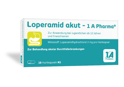 1 A Pharma GmbH LOPERAMID akut-1A Pharma Hartkapseln 10 St 01338066