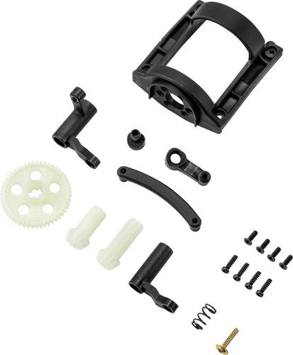 Reely RE-6747306 Ersatzteil Motorhalter, Ritzel, Lenkungs-Set
