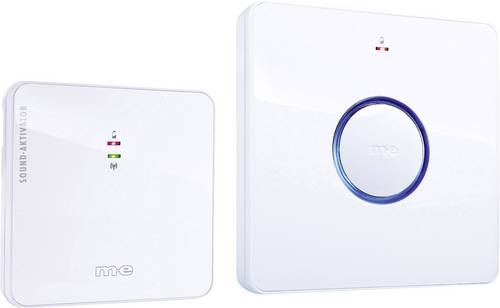 M-e modern-electronics 41094 Funkklingel Komplett-Set klangaktiv