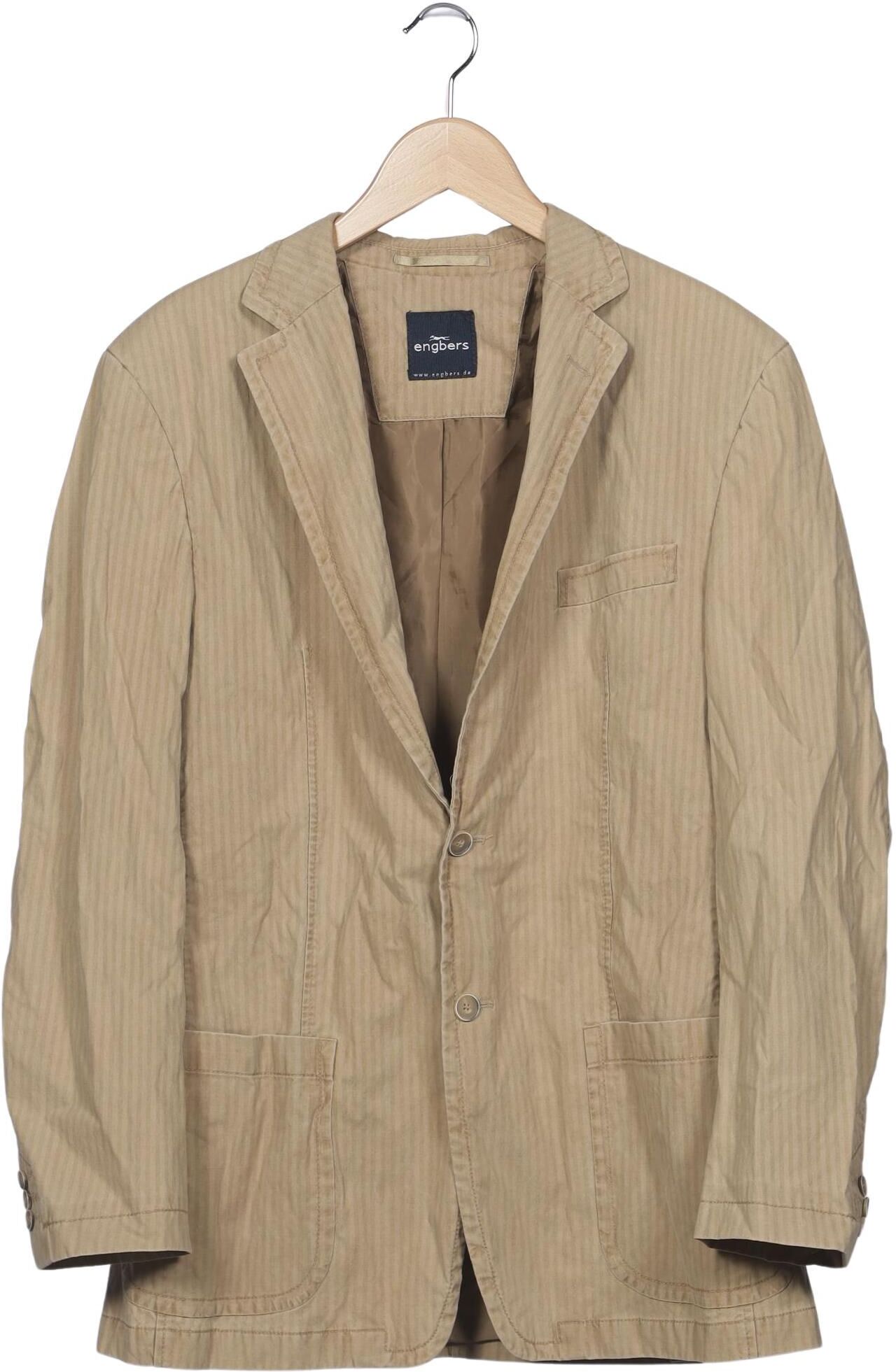 engbers Herren Sakko, Beige, Gr. L, kein / Etikett - Second Hand