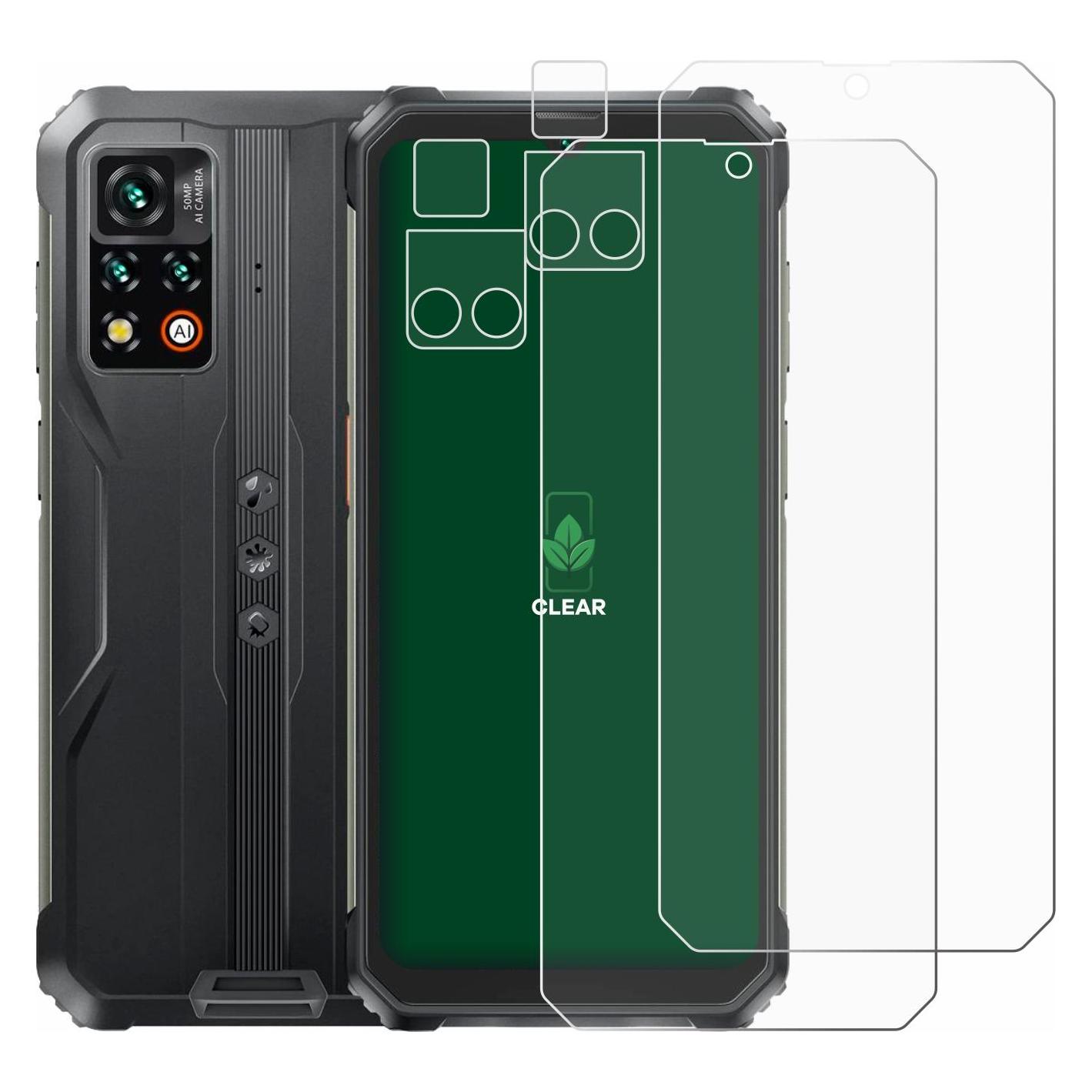 ScreenLeaf Schutzfolie für Blackview BV9200 (Display+Kamera) Displayschutz Display Schutz Folie Klar (Blackview BV9200) (6149047)