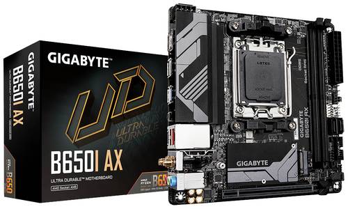 Gigabyte B650I AX Mainboard Sockel (PC) AMD AM5 Formfaktor (Details) Mini-ITX Mainboard-Chipsatz AMD B650