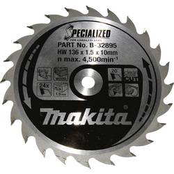 Makita B-32895 SPECIALIZED B-32895 Kreissägeblatt 136 x 10 x 1.5 mm Zähneanzahl: 24 1 St.