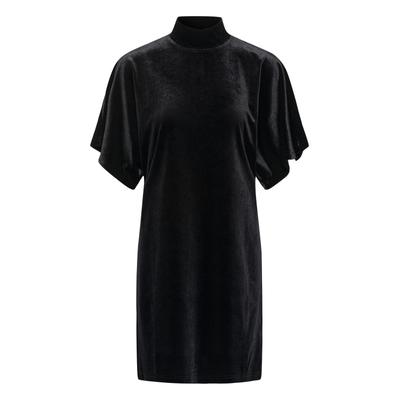 Midikleid KAFFE "KAFFE Kleid KAkelly", Damen, Gr. S, Normalgrößen, schwarz (schwarz deep), Kleider Midikleid