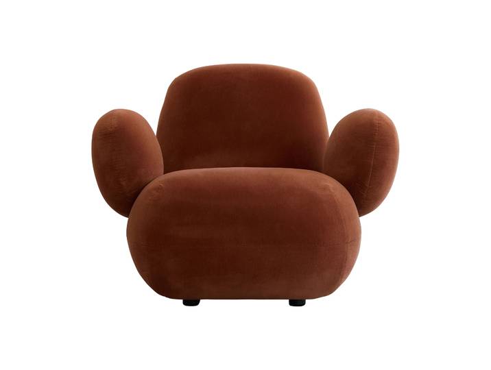 101 Copenhagen Toe Chair Flat Sessel 92x75 cm Rust