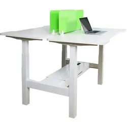 equip, Tischbeine + Tischgestell, ERGO Elektrisches-Sitz-Steh-Tischgestell, Doppelmotor, Grey
