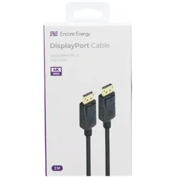 Encore Energy – neues DisplayPort-Signalkabel, 2 m, schwarz, MD-DD2B