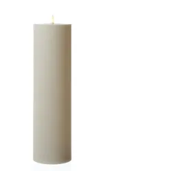 XXL LED Kerze für Außen Outdoorkerze H: 37,5cm D: 10cm Timer Sensor