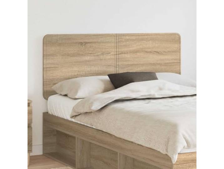 RJPLMFV Kopfteil Sonoma-Eiche aus Holz Modernes Design, feine Verarbeitung, einfache Wartung, einfache Montage für zwei Personen