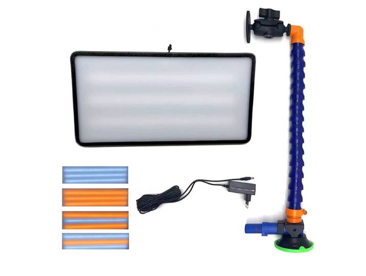 Lampe PDR avec ventouses à pompe pour la réparation des bosses de voiture