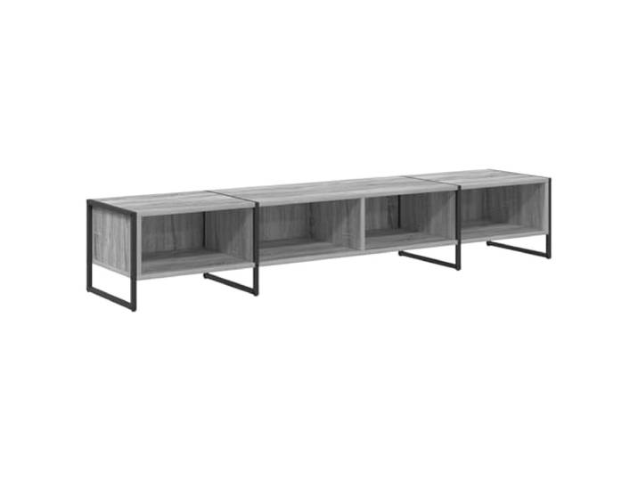 GHVBNMF TV Schrank Lowboard Graues Sonoma 170,5 x 36 x 30,5 cm Industrielles TV Lowboard in Graues Sonoma mit Stahlbeinen für Wohnzimmer und Schlafzimmer mit Platz für Dekoration.