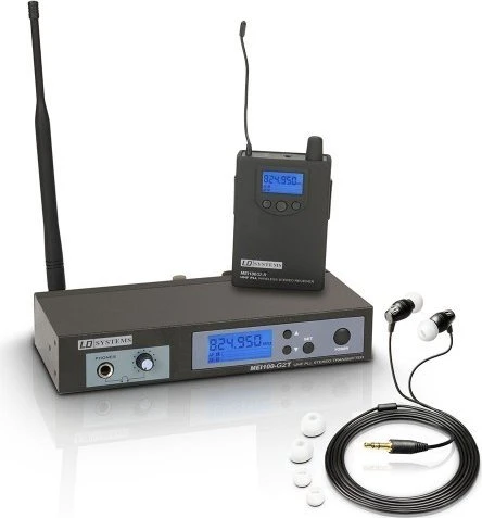LD Systems Systems MEI 100 G2 draadloos in-ear monitor systeem (863 - 865 MHz) (In-Ear System) (LDMEI100G2)
