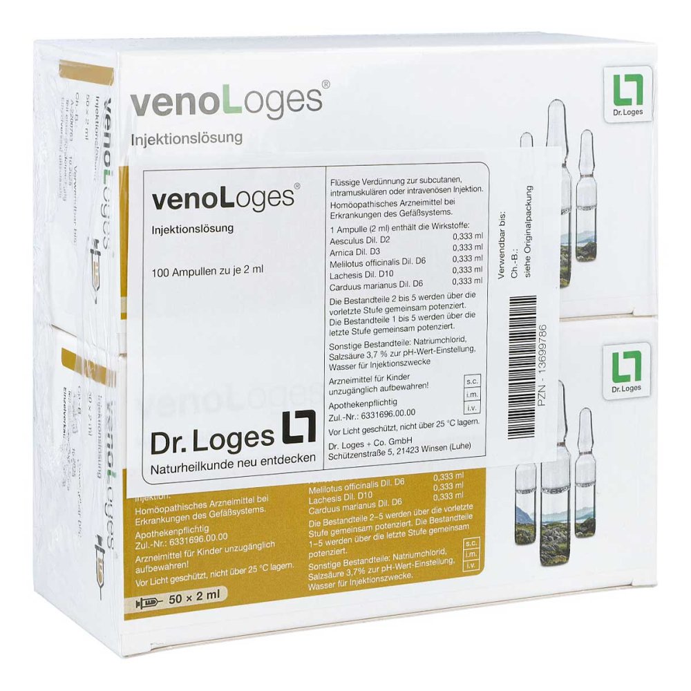 Dr. Loges + Co. GmbH Veno Loges Injektionslösung Ampullen 13699786