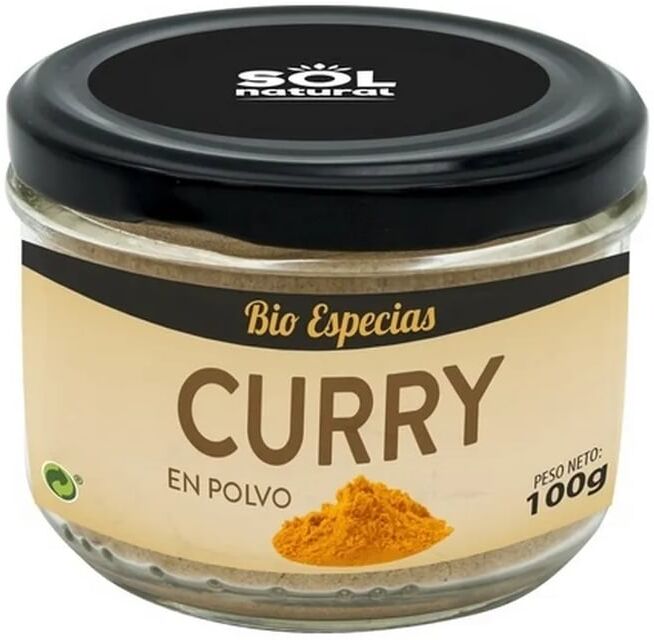 Sol Natural Curry Em Pó Bio 100g