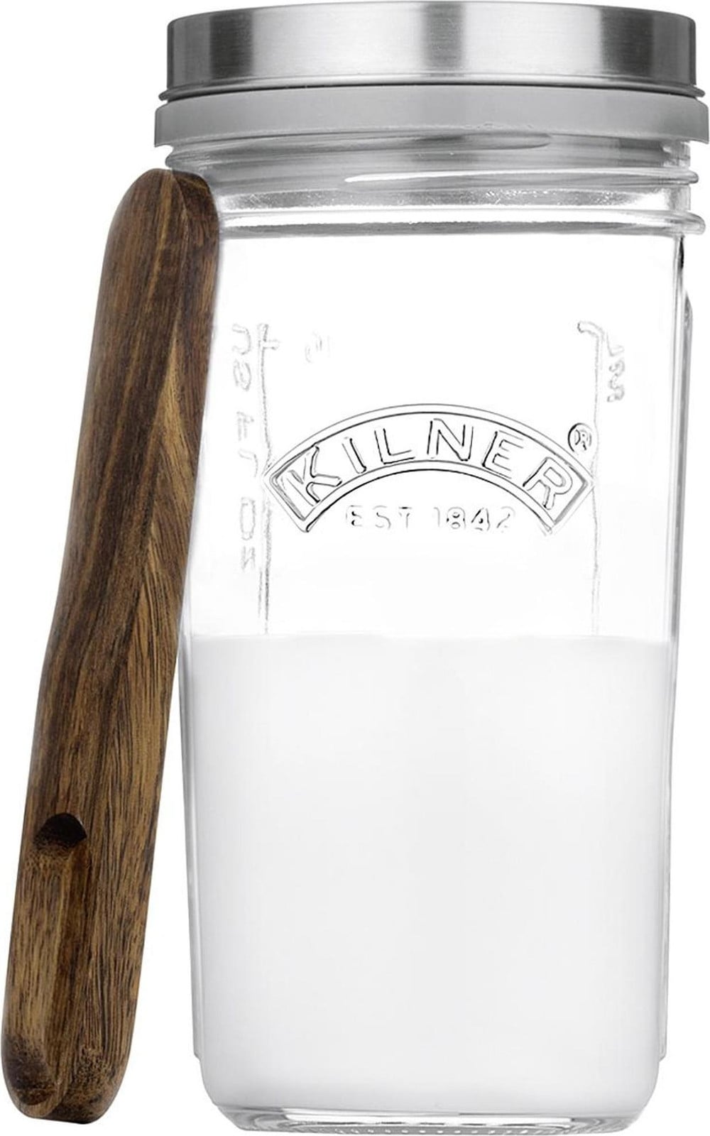 Kilner Kefir-bereidingsset met glazen pot, 0,5 liter, transparant
