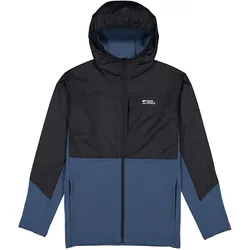 Mons Royale, Herren, Velojacke, Offgrid Merino Fleece (L), Blau, Schwarz