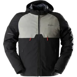Furygan Addax, Textiljacke wasserdicht - Schwarz/Grau - 3XL