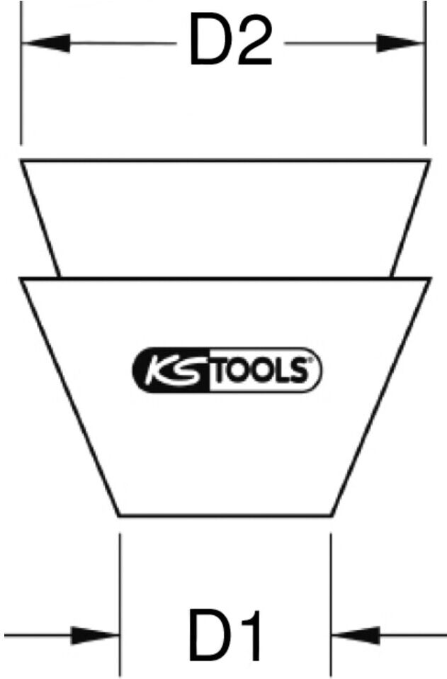 KS Tools Rundkeil, 9x10mm (140.5403)