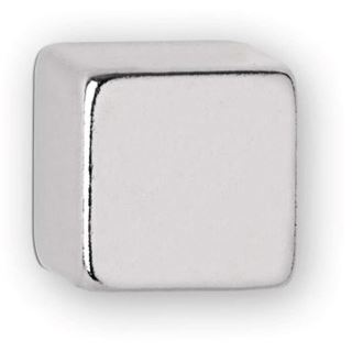 MAUL 10 Magnete silber 1,0 x 1,0 x 1,0 cm