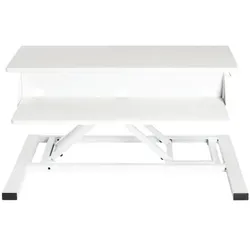 Luxor Höhenverstellbarer Schreibtisch Aufsatz »Luxor« Basic weiß, 80x40x56.5 cm
