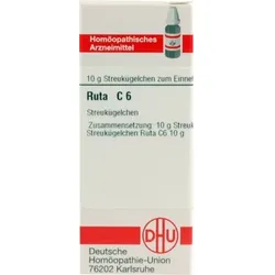 RUTA C 6 Globuli 10 g Globuli