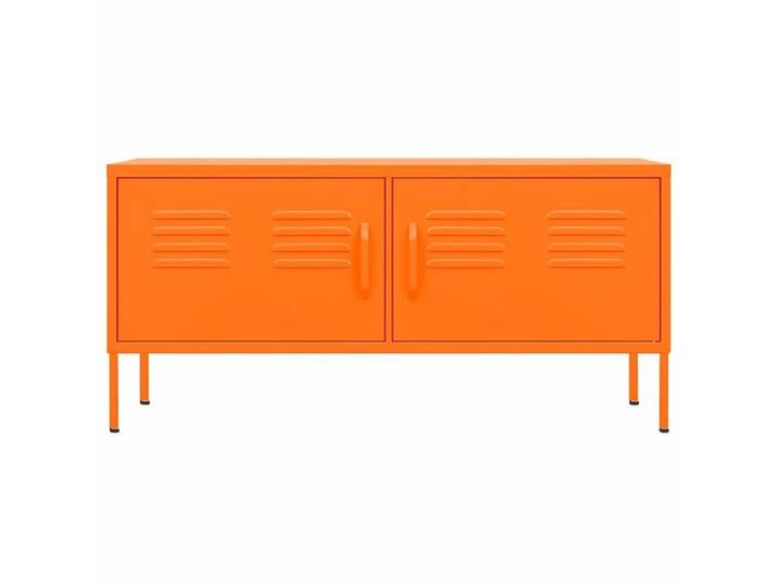 En Promotion Meuble TV CHIC - CLOUD - Meuble Télé Bas - CABINET/BANC TV - Orange 105x35x50 cm Acier 2384539