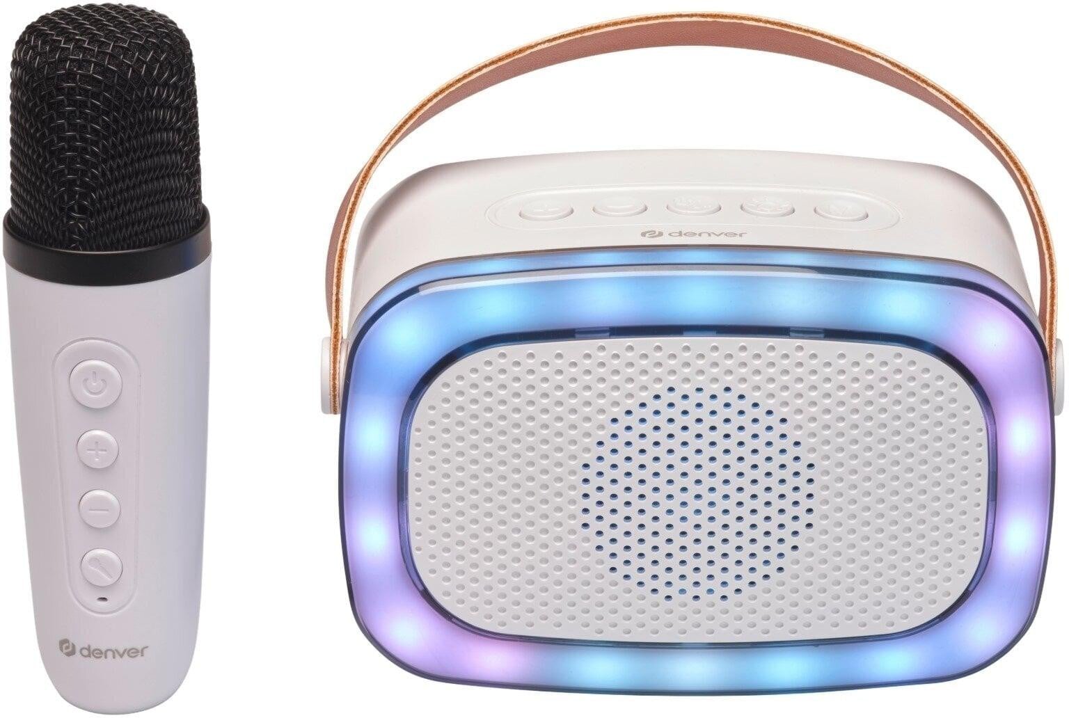 Denver BTM-610 BT speaker met LED-verlichting en microfoon