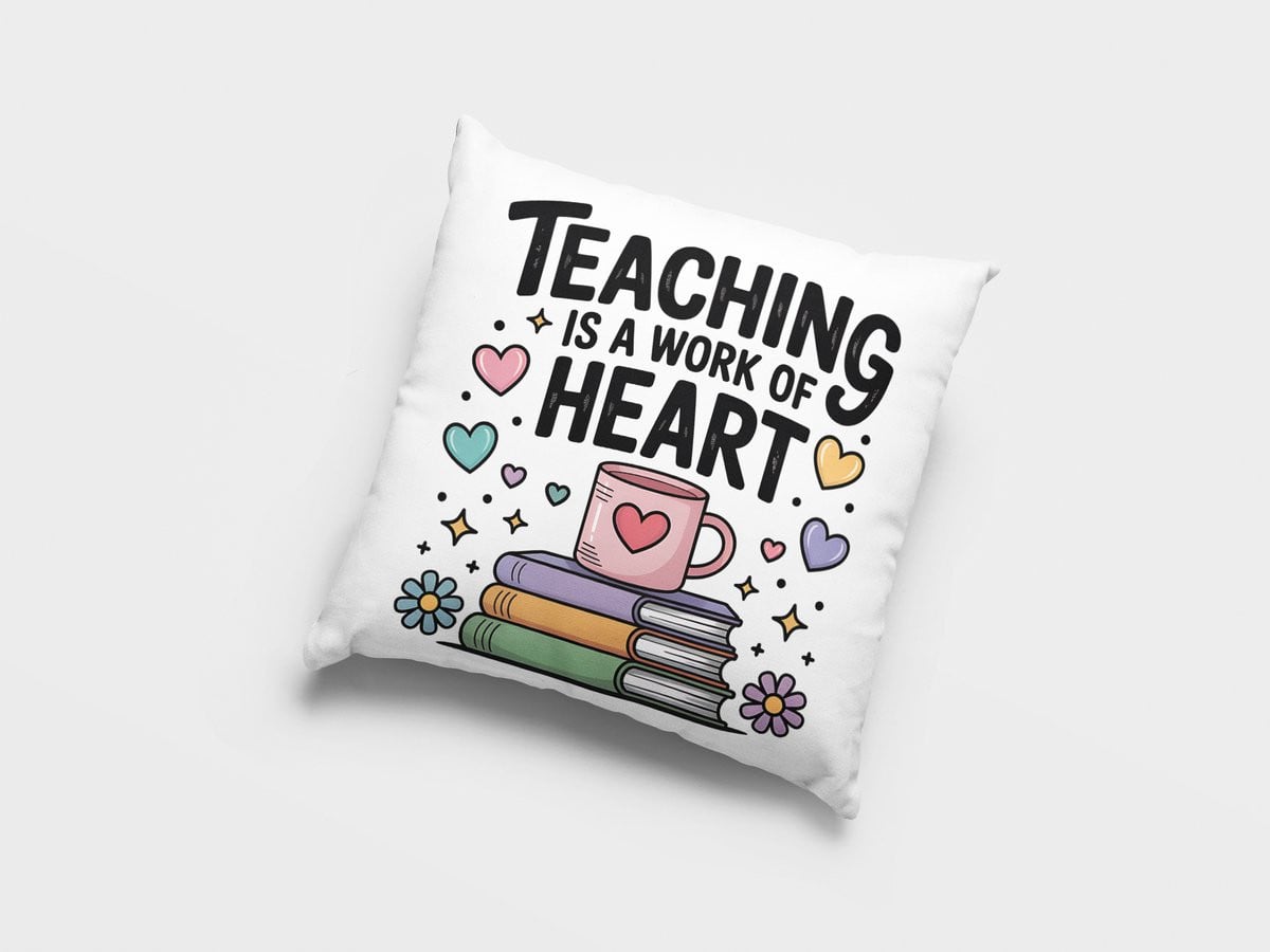 Sierkussen Leraren Waardering met Hartelijk Ontwerp voor Klaslokaal Decor en als Bedankcadeau