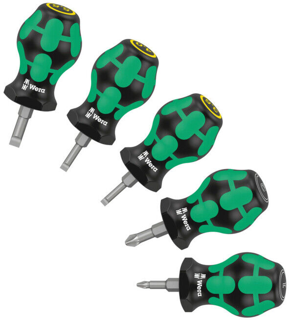 Jeu de tournevis Wera Stubby Set 2, 5 pièces (05008871001)