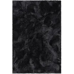 benuta Nest Hochflor Shaggyteppich Cloudy Grau 80x150 cm - Bettvorleger für Schlafzimmer