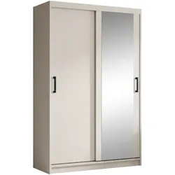 SCHWEBETÜRENSCHRANK Hela mit 2 Türen. 100 cm, Kaschmir