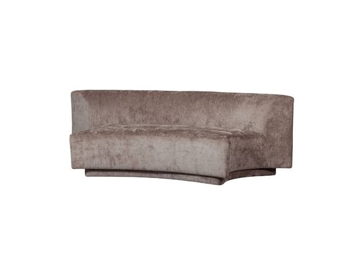 Canapé 2 places chenille taupe Popular