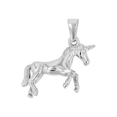 Kettenanhänger AKZENT "Shiny, langlebig", silber (silberfarbig), Schmuckanhänger, Damen, Edelstahl, Kettenanhänger