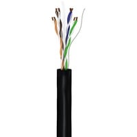 Outdoor Netzwerkabel Cat.6 U/UTP schwarz, 100 Meter