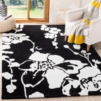 SAFAVIEH Handmade Modern Art Jolanda Modern Polyester Rug