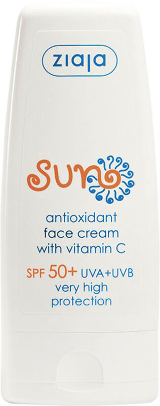 Ziaja Sun crème visage antioxydante SPF50+ à la vitamine C 50 ml