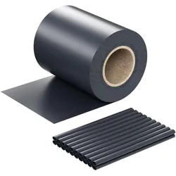 Wiltec, Sichtschutz, Sichtschutz Streifen 35mx19cm PVC 650g/m2 20 Clips Zaunfolie
