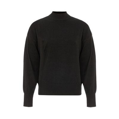 Rollkragenpullover CIPO & BAXX "WP230", Damen, Gr. L, schwarz, Casual, regular fit, Pullover Rollkragenpullover, Mit Rollkragen