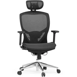 Bürostuhl / Chefsessel VENUS ONE Netzstoff schwarz hjh OFFICE