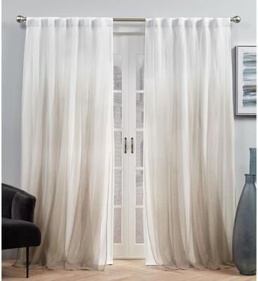 ATI Home Crescendo Lined Blackout Hidden Tab Curtain Panel Pair